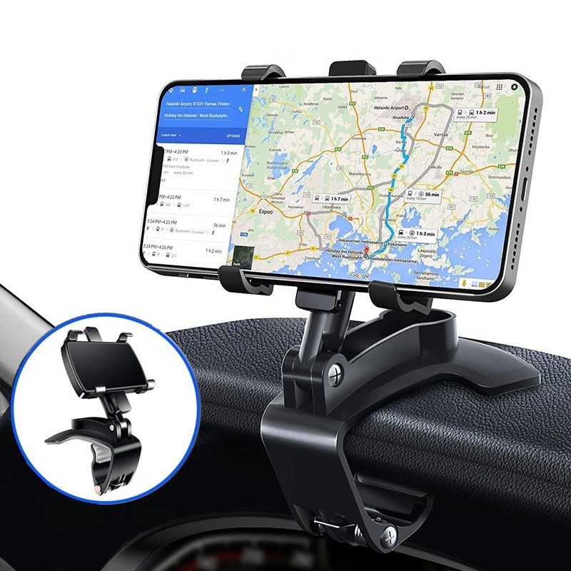 Suporte Universal para Celular de Carro – Giro de 360°, Suporte Multifuncional, Estável para Operação com Uma Mão.