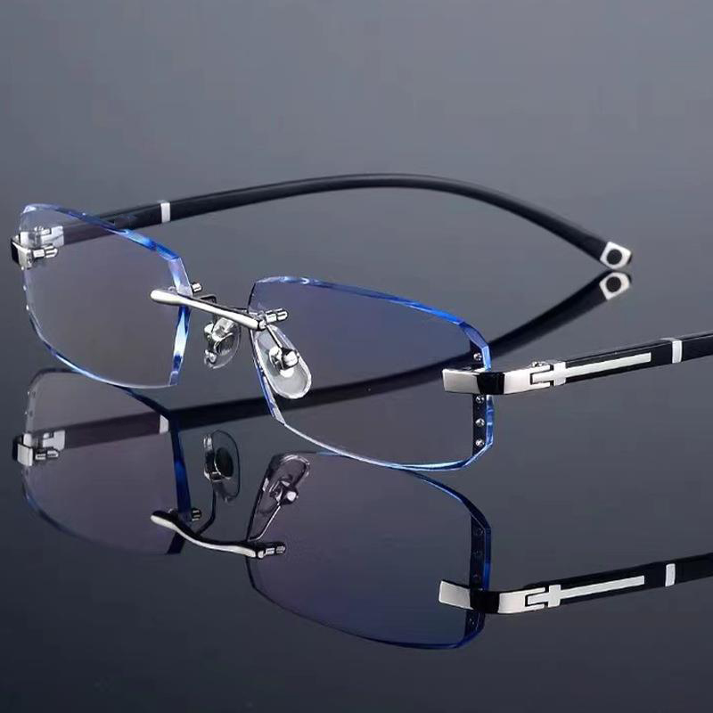 Óculos De Luz Azul-Anti-Radiação E Ultravioleta Com Corte De Diamante