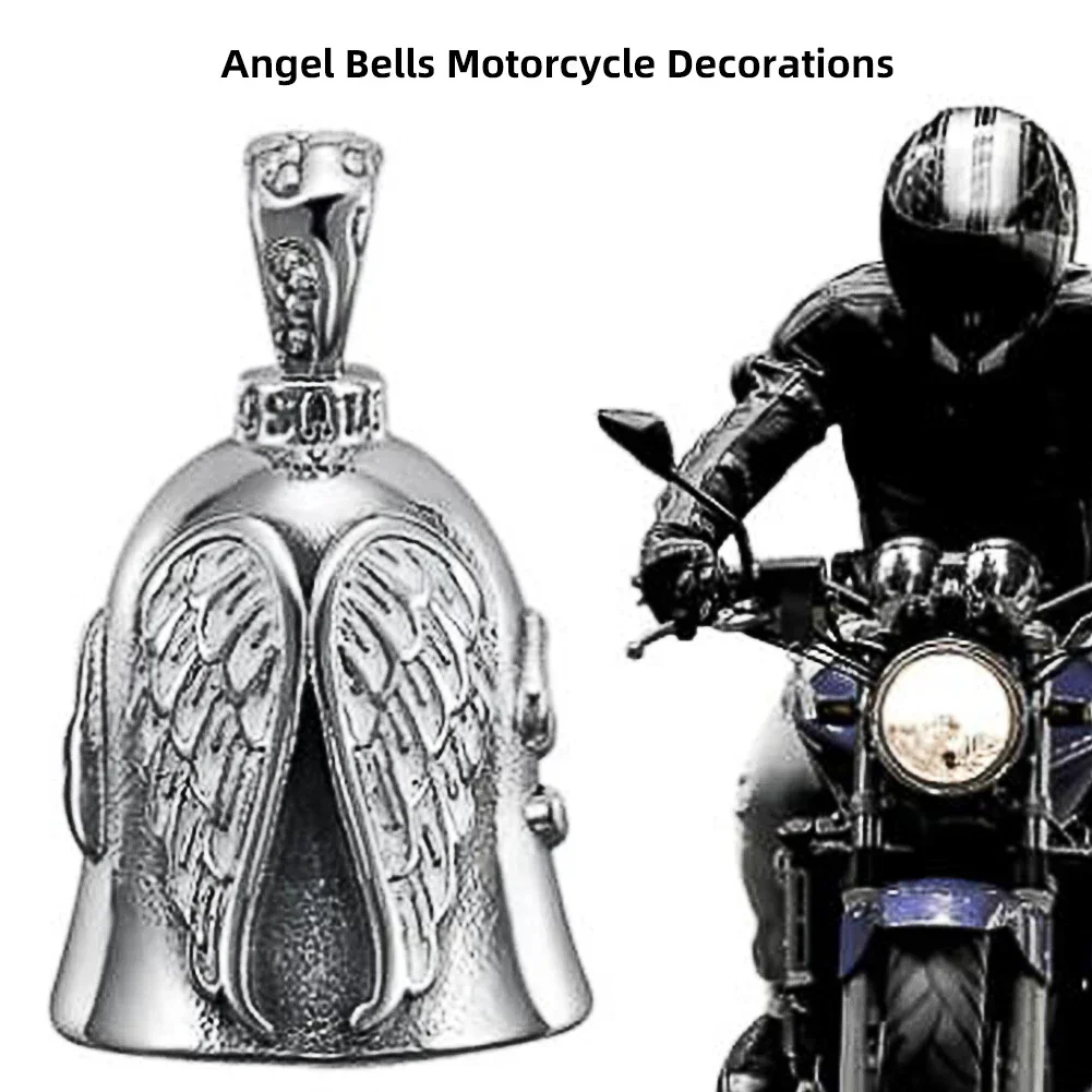 Decoração De Motocicleta SECRETSPACE Angel Bell Guardian | Acessório De Metal Exclusivo Para Modelos K6Z8 Em Diante