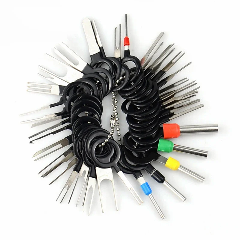 Kit De Ferramentas De Desmontagem De Terminal Automotivo-Extrator De Conector De Fio 3/8/18/38/41 Unidades Para Reparo D