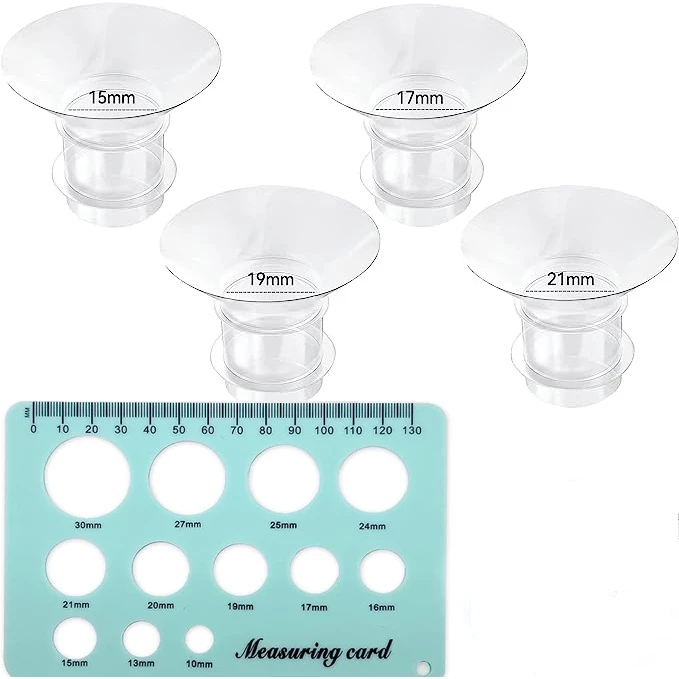 Inserção Da Tampa Do Flange 15/17/19/21mm , Para Bomba Tira Leite Vestível TSRETE Medela Momcozy S9 S12 , Aniversário