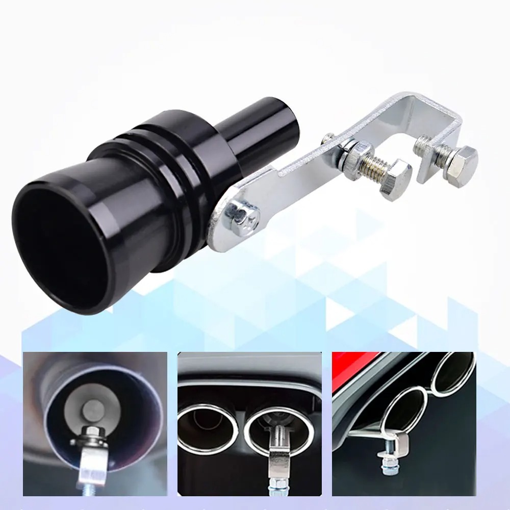  Simulador de Som Turbo Apito Turbo para Tubo de Escape de Carro Dispositivo Universal de Refitagem de Veículo