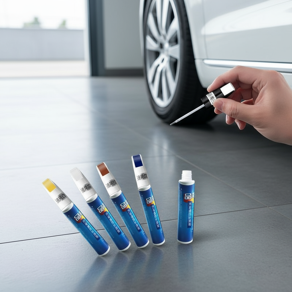  Caneta de Reparo de Arranhões para Automóveis, Tinta para Retoque de Carro, Preenchedor de Tinta de Pneu, Kit